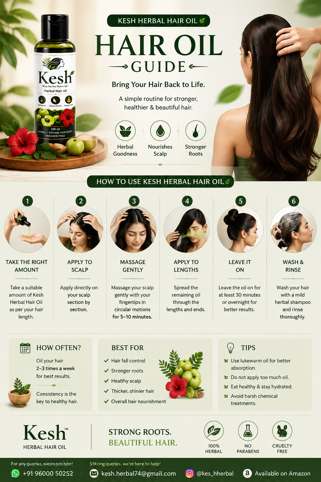 Ayurvedic hair oiling guide