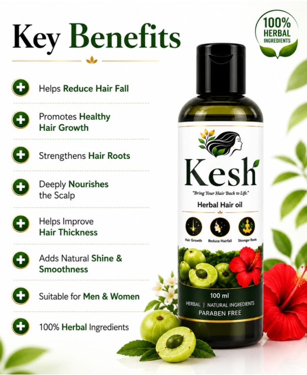 KESH Herbal Hair Oil Consumer Claims